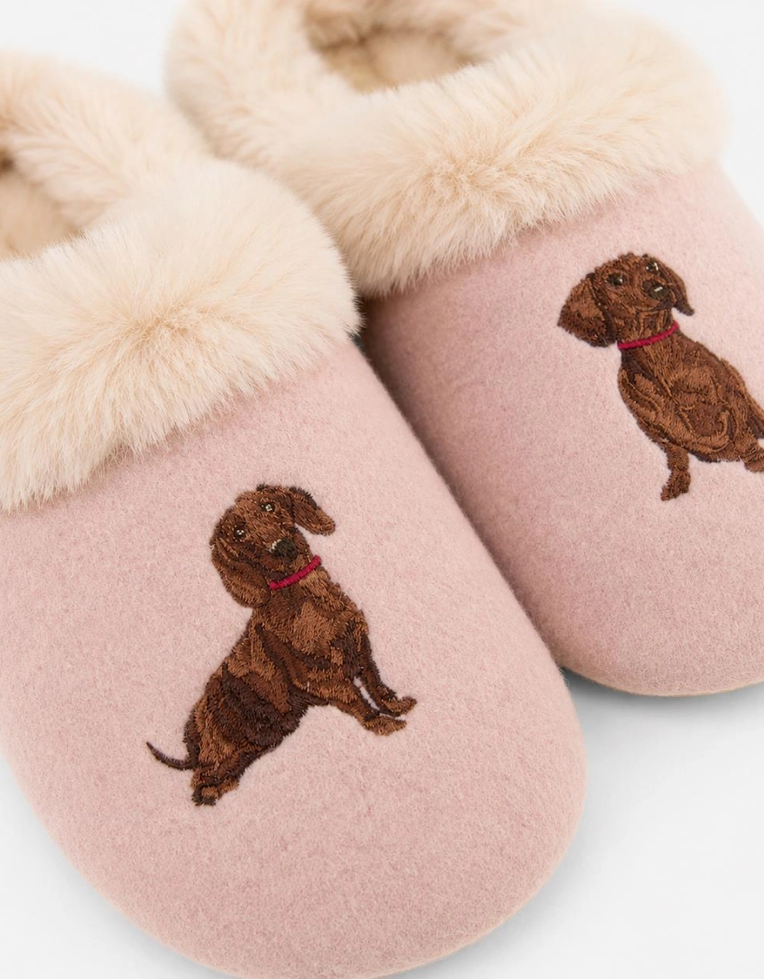 Joules SLIPPET LUXE Womens Mules Pink Dog
