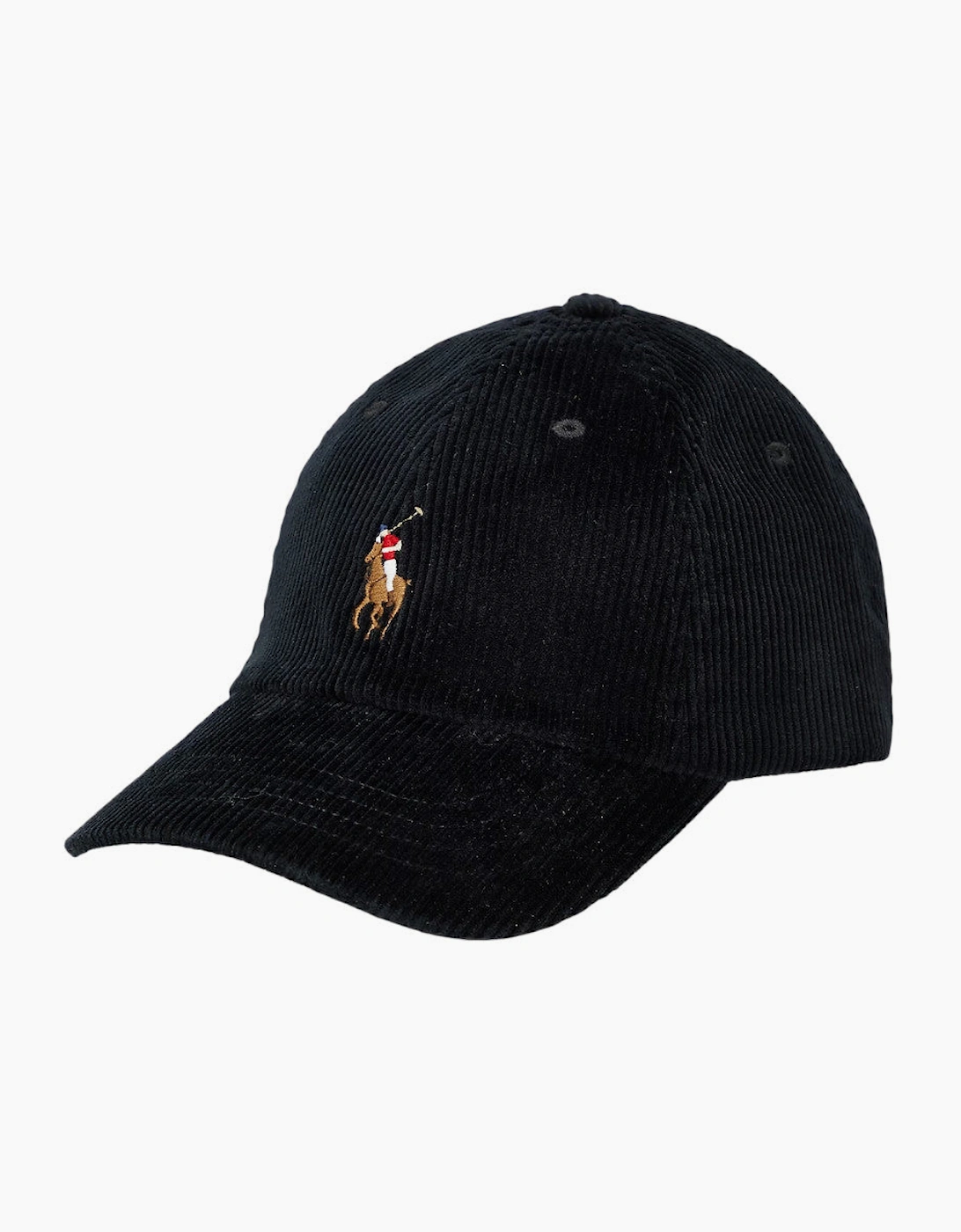 Men's Polo Ralph Lauren Stretch Cord Sport Cap 005 Polo Black - Size: ONE size