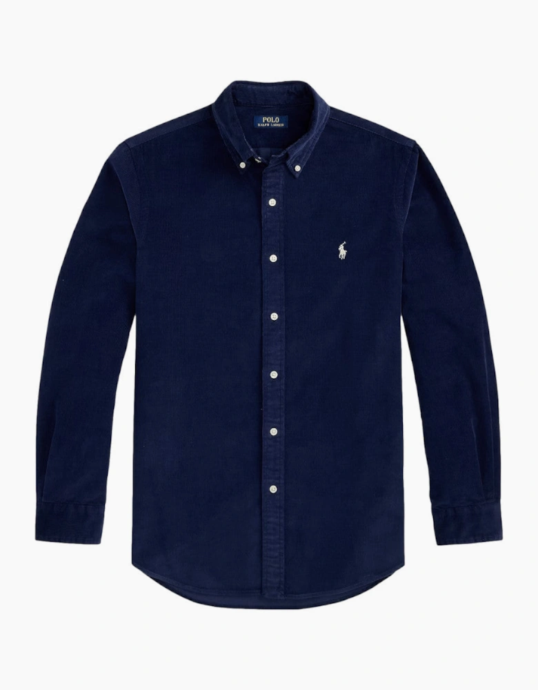 Polo Ralph Lauren Corduroy shirt 506 Newport Navy/White PP