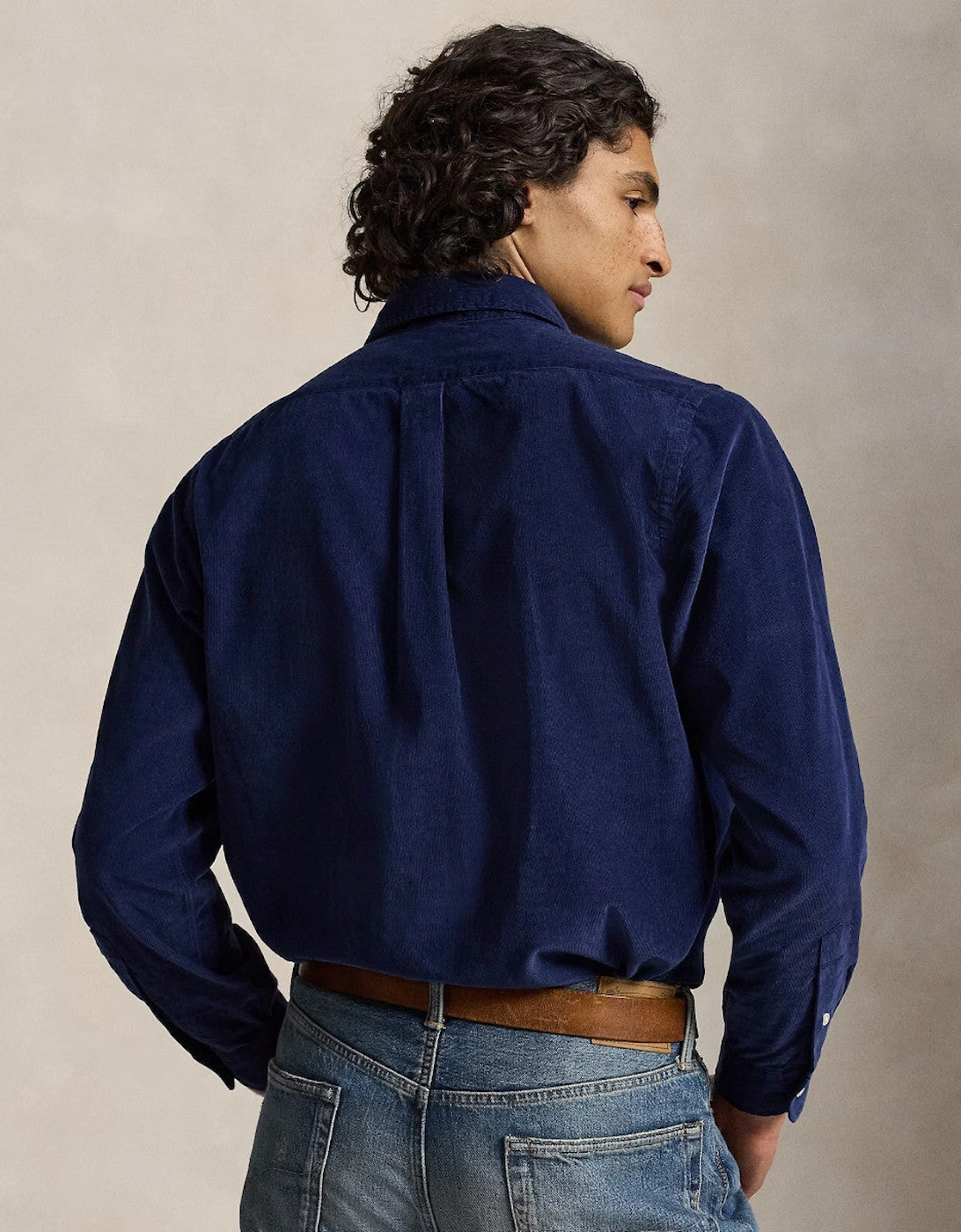Polo Ralph Lauren Corduroy shirt 506 Newport Navy/White PP