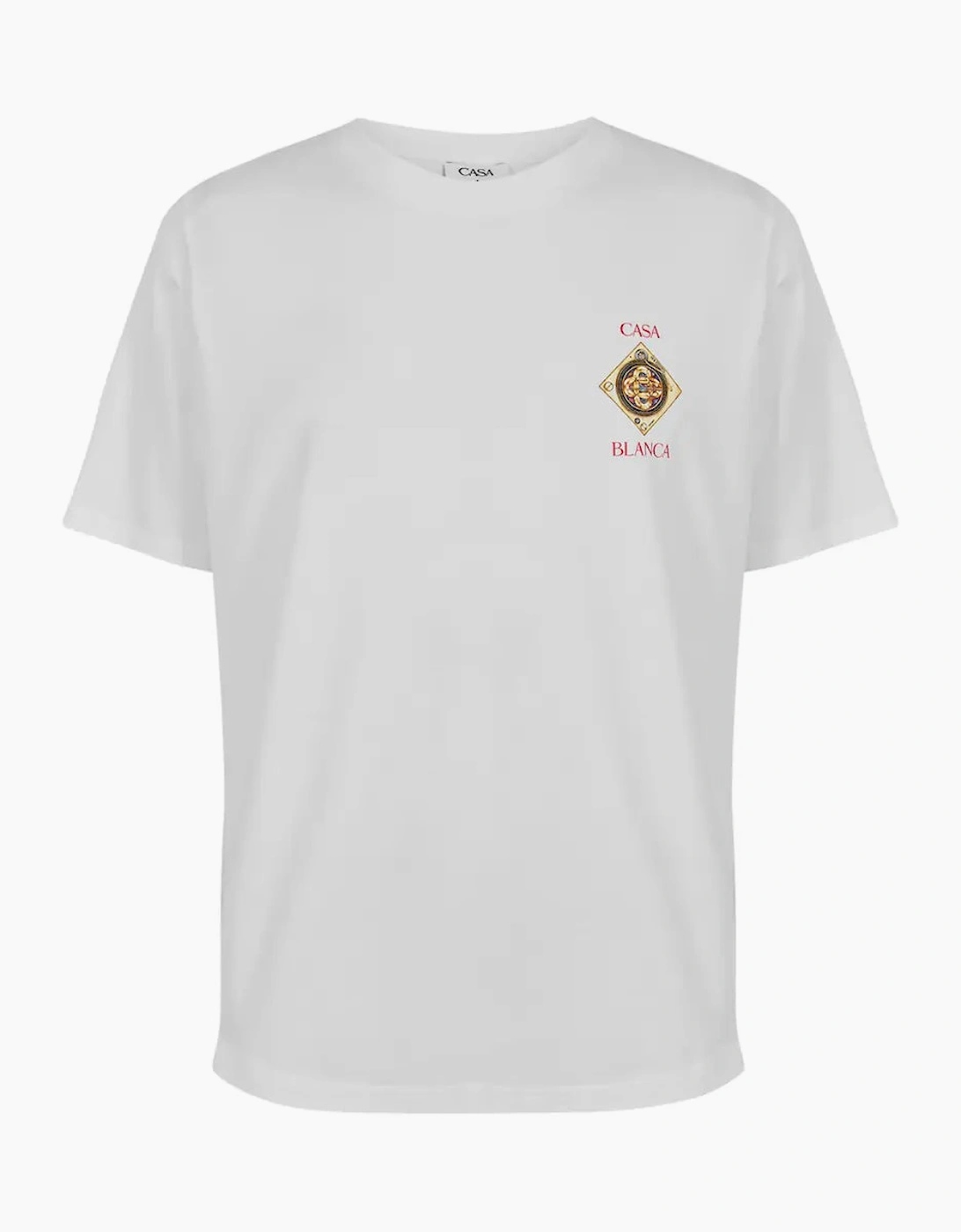 CASABLANCA Turntable T-Shirt White