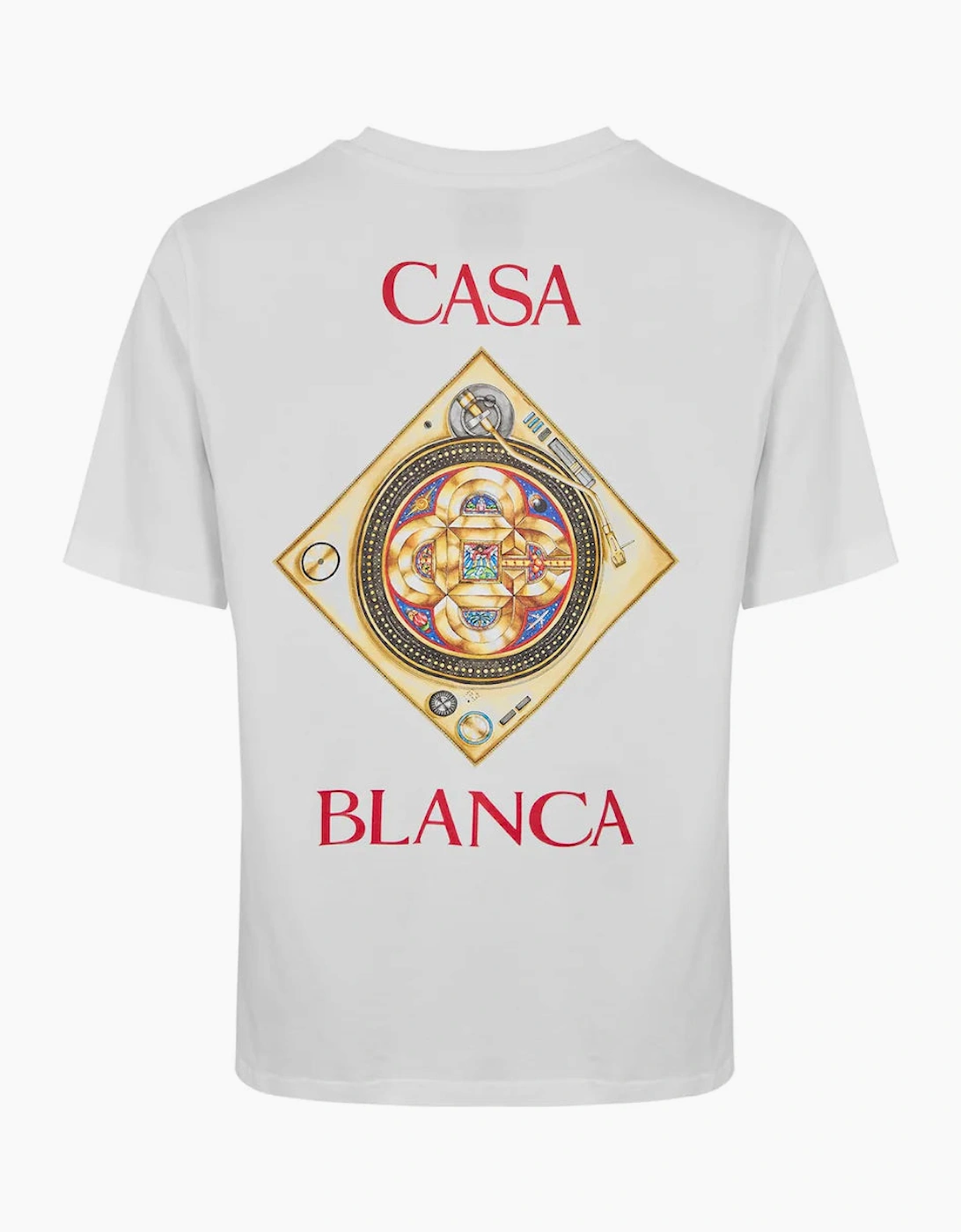 CASABLANCA Turntable T-Shirt White