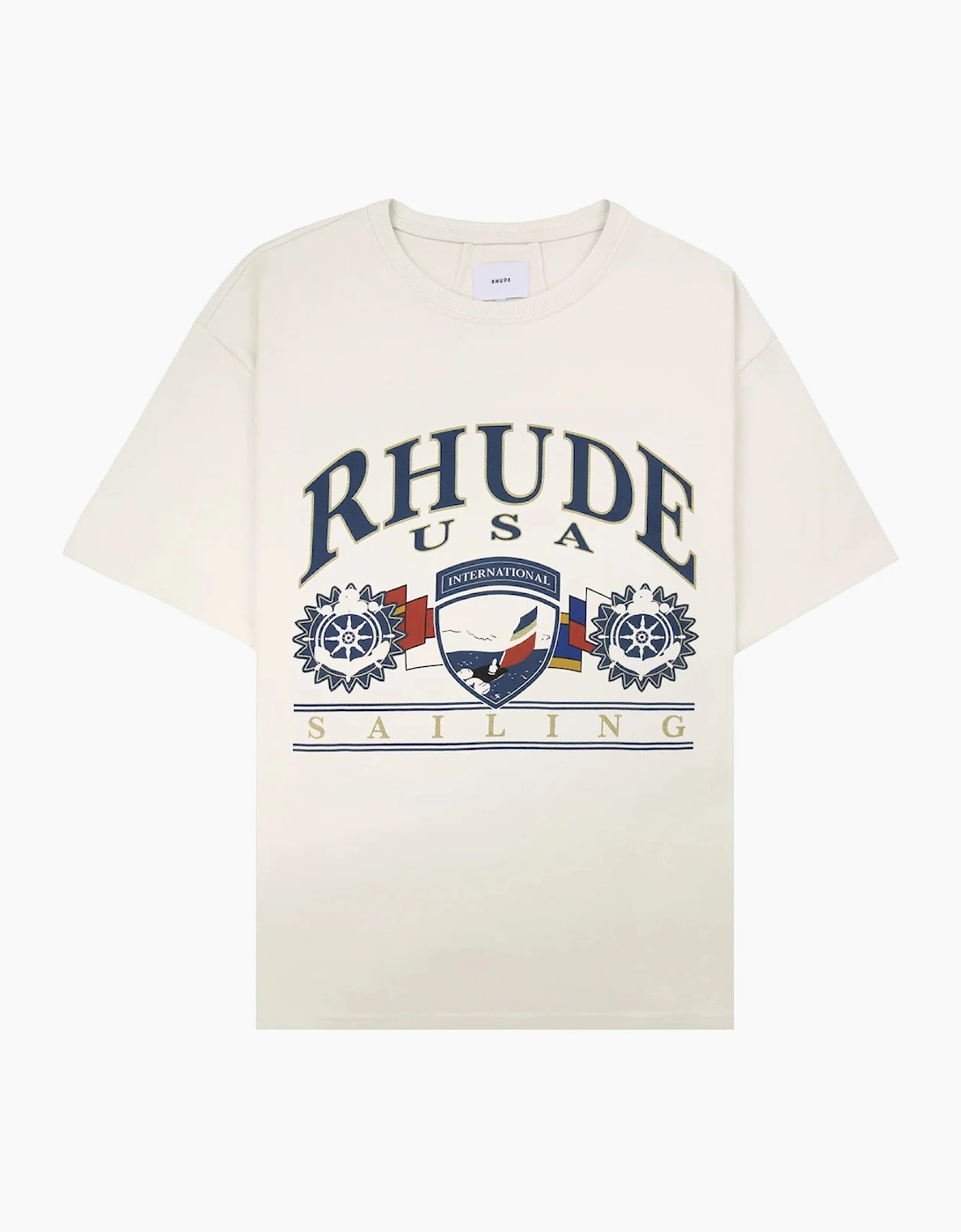 RHUDE USA SAILING ICON T SHIRT