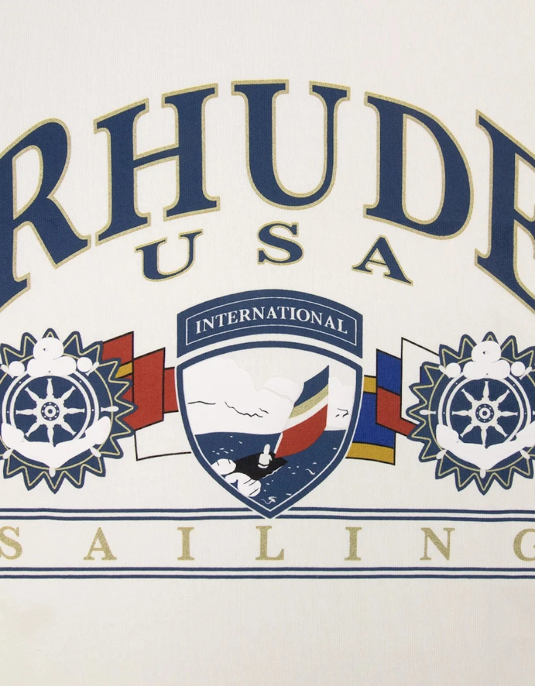 RHUDE USA SAILING ICON T SHIRT