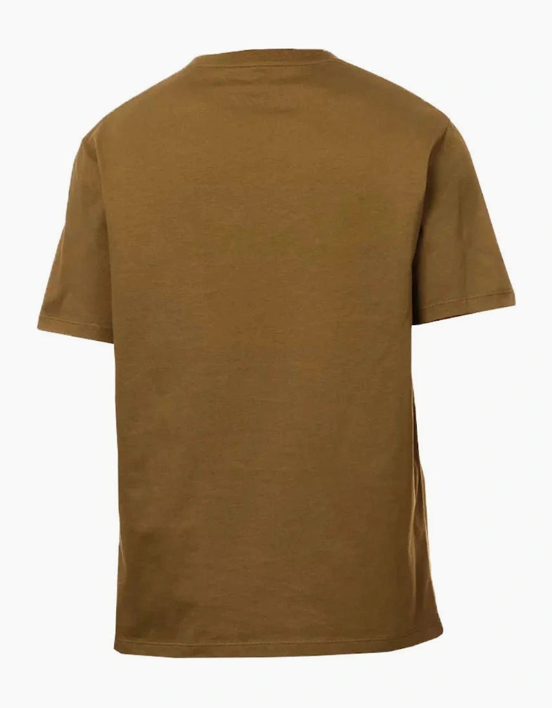 Loewe Pocket Embroidered Logo T-Shirt Khaki