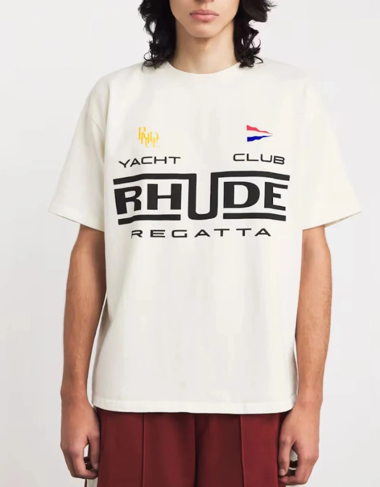 Rhude Regatta Yacht Club T-Shirt White