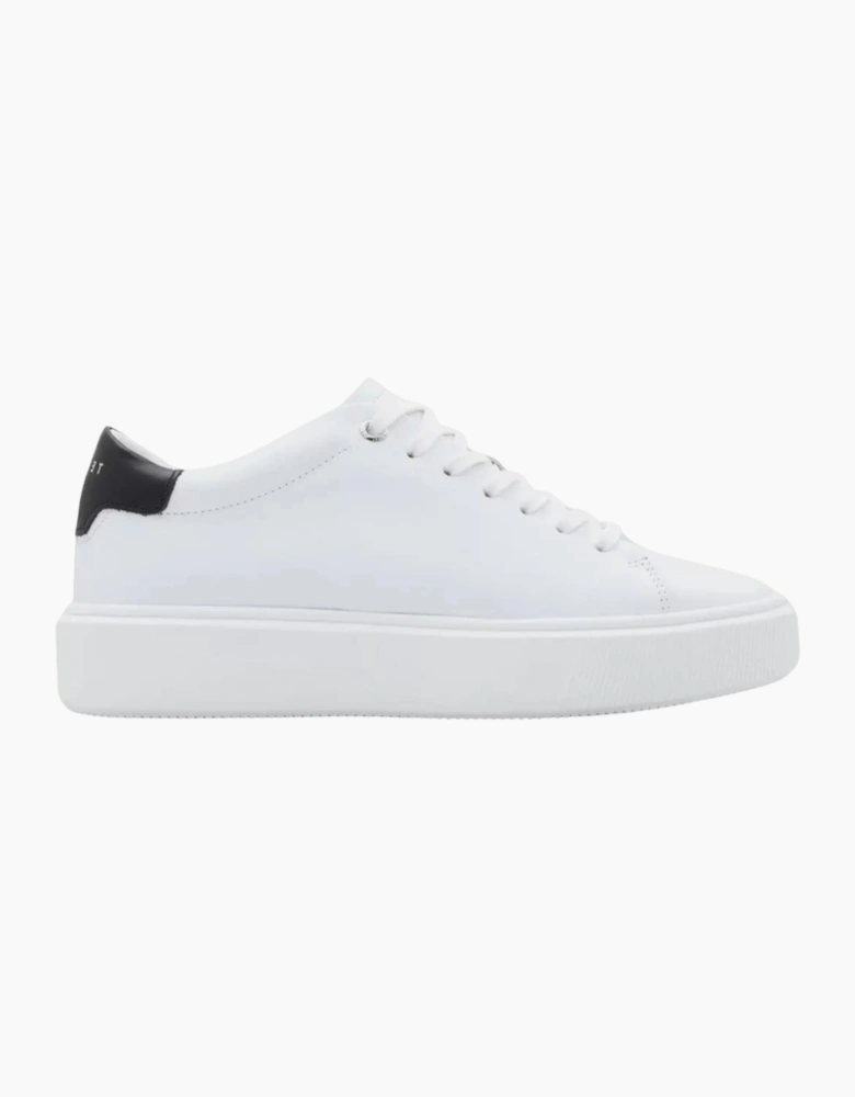 Ted Baker Lorieee Smooth Leather White Trainers