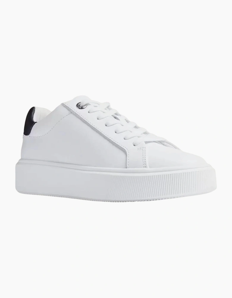 Ted Baker Lorieee Smooth Leather White Trainers