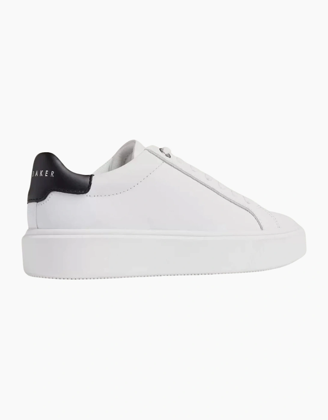 Ted Baker Lorieee Smooth Leather White Trainers