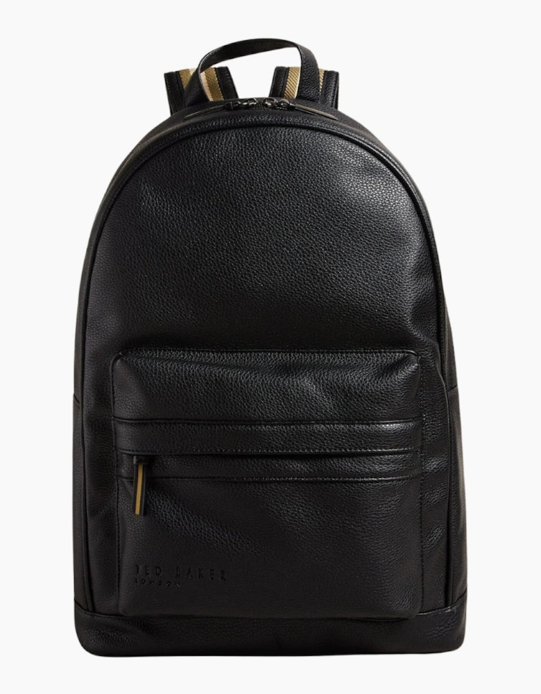 Ted Baker Kaileb Faux Leather Webbing Black Backpack
