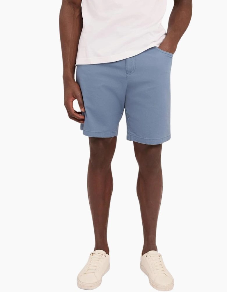 Ted Baker Bactonn Five Pocket Mid Blue Shorts