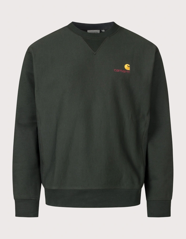 Loose Fit American Script Sweatshirt