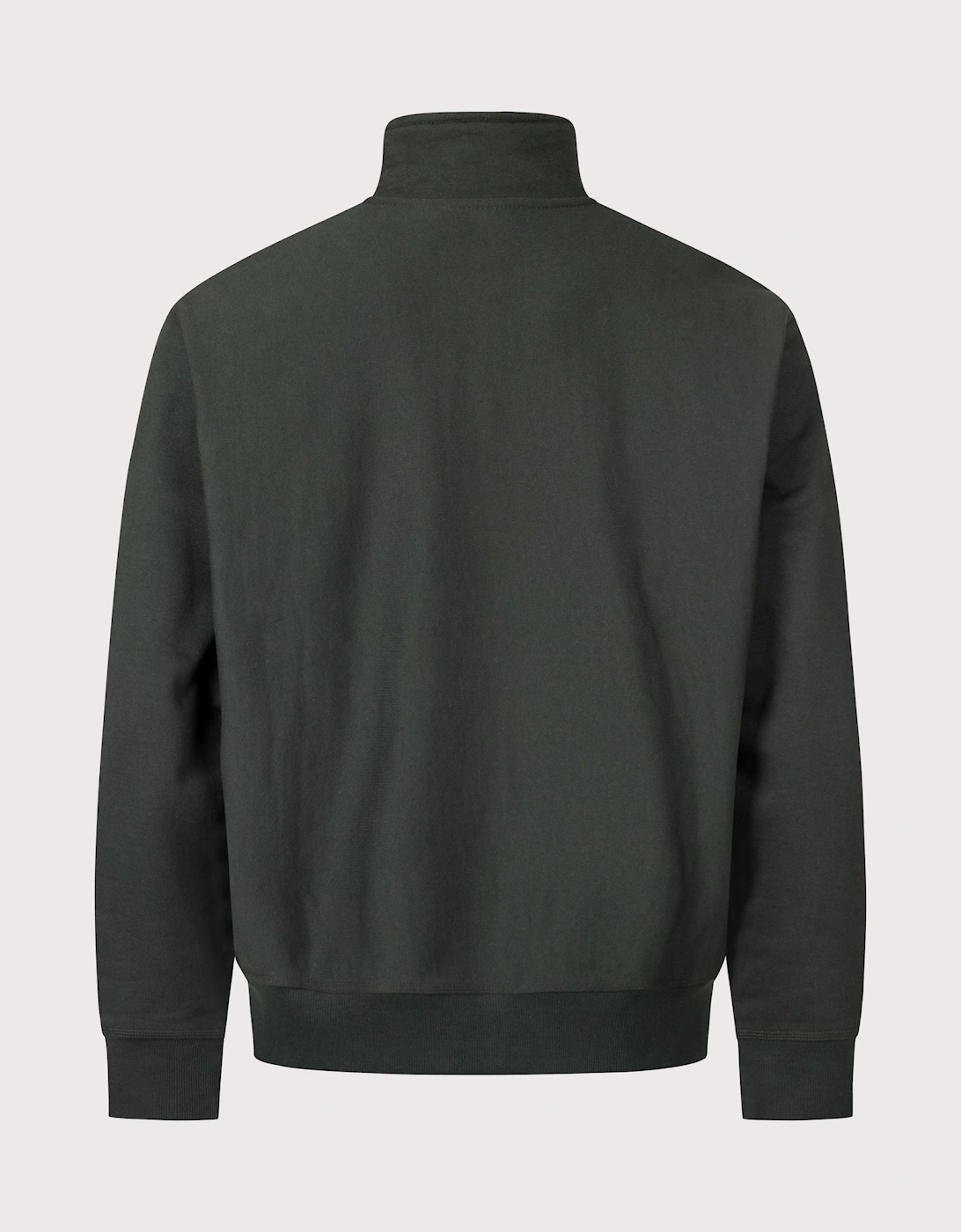 Loose Fit Quarter Zip American Script Sweatshirt