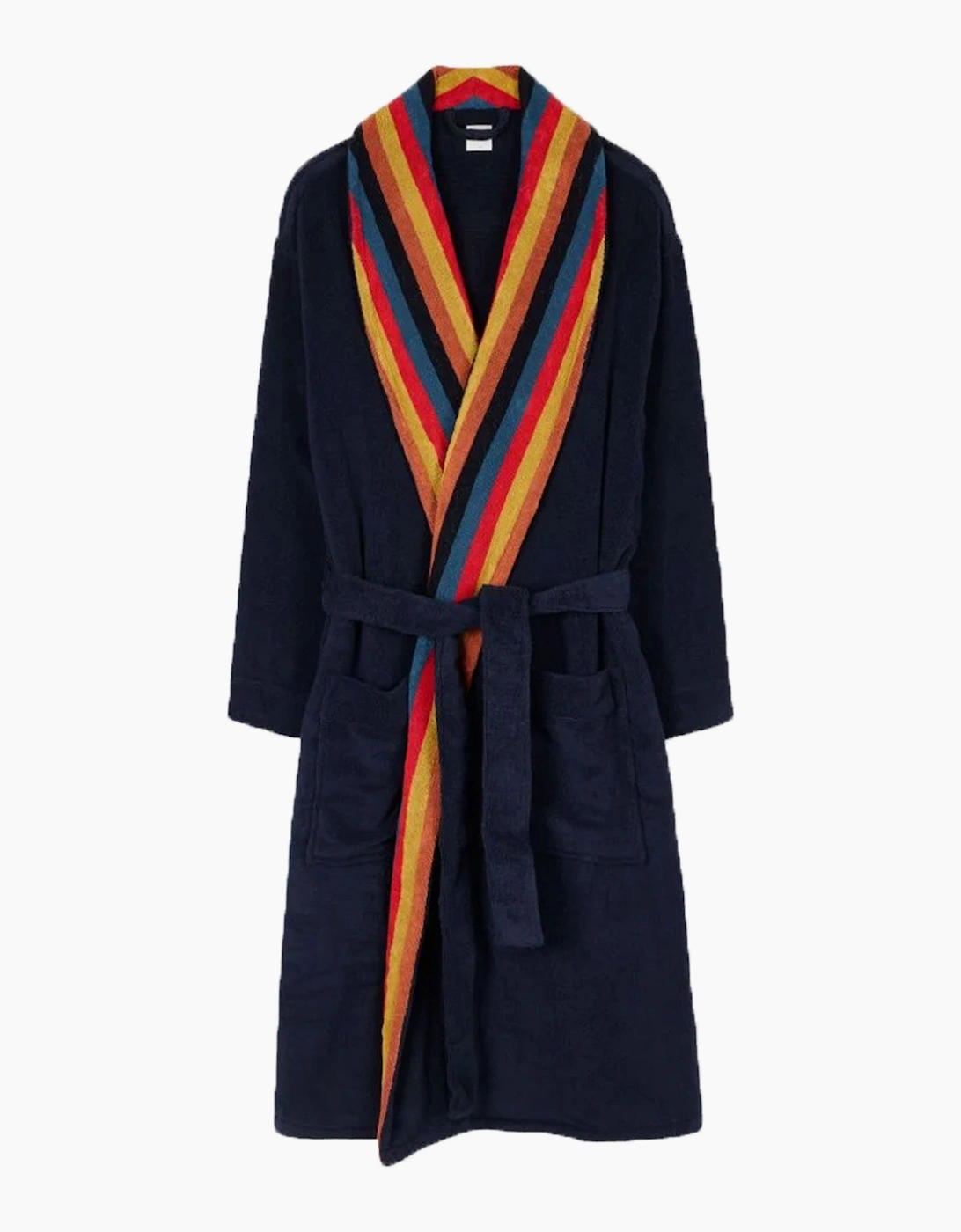 PAUL SMITH DRESSING GOWN ARTIST STRIPE NAVY