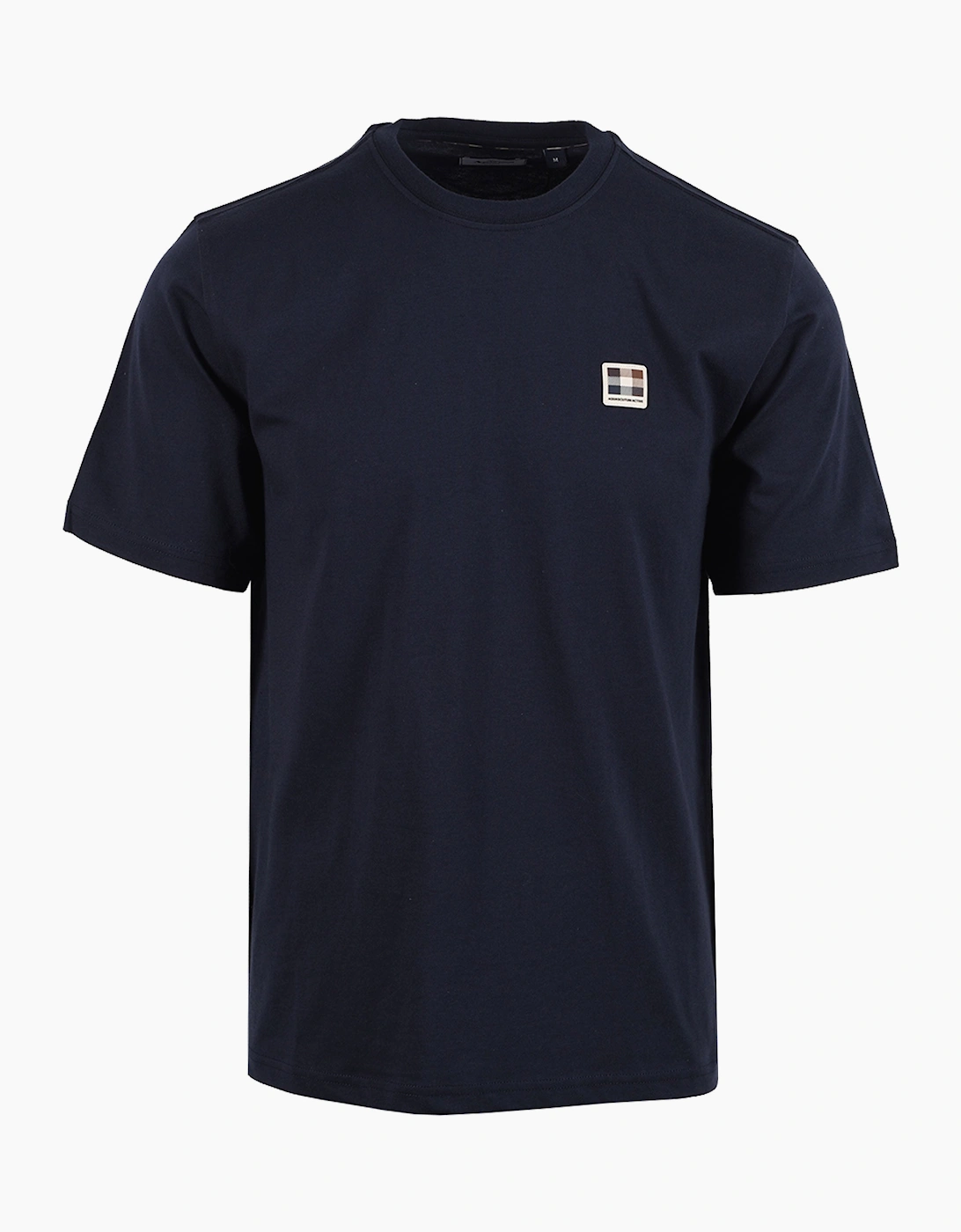 Aquascutum Men's AQUASCUTUM BADGE T-SHIRT NAVY