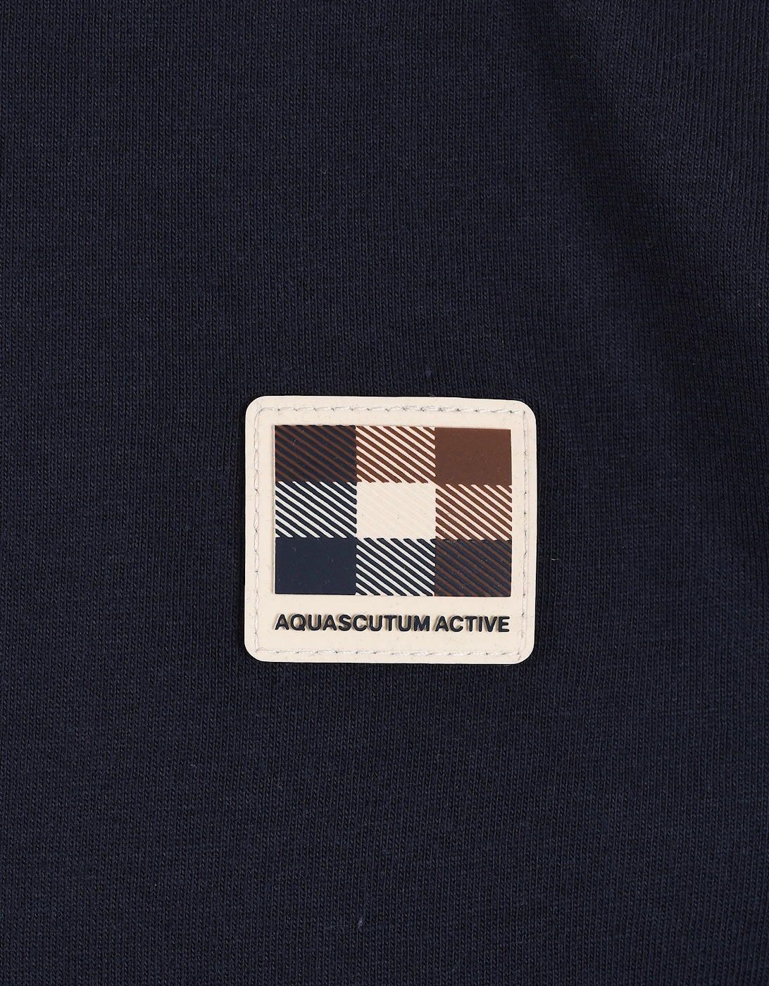 AQUASCUTUM BADGE T-SHIRT NAVY