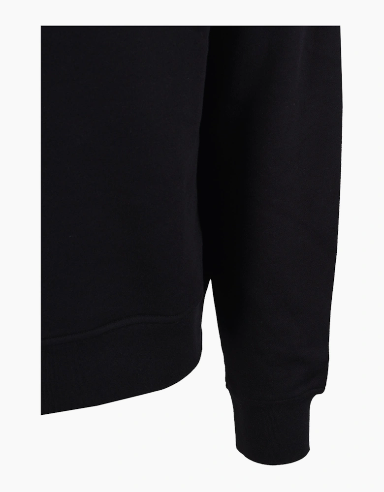 AQUASCUTUM BADGE HALF ZIP BLACK