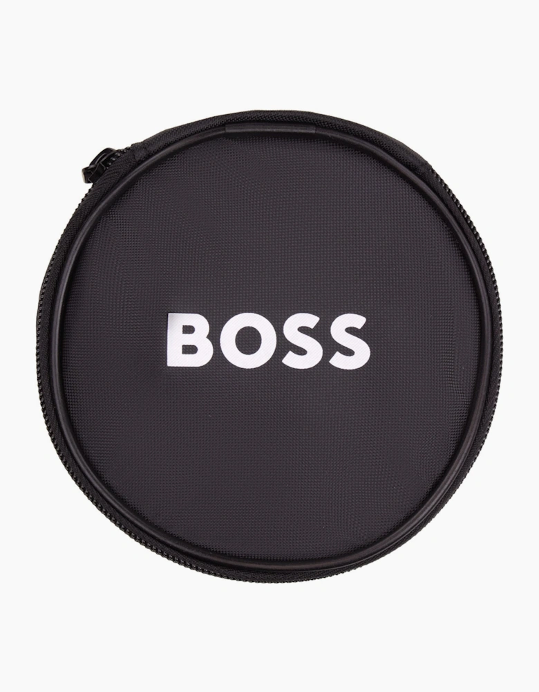 Hugo Boss Geppy Reversible Belt Set with Plaque and Pin Buckles BLACK/BLUE