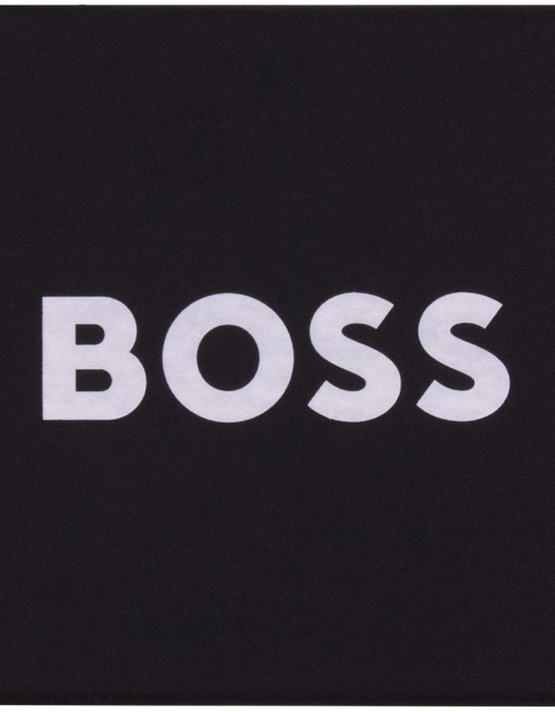 Hugo Boss Round Cufflinks Enamel Insert BLACK 001