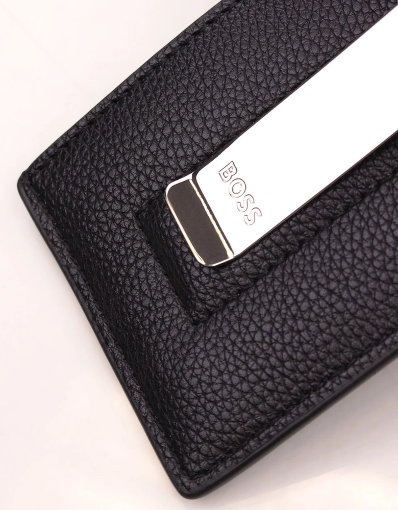 Hugo Boss Ray Card Holder with Money Clip BLACK 001