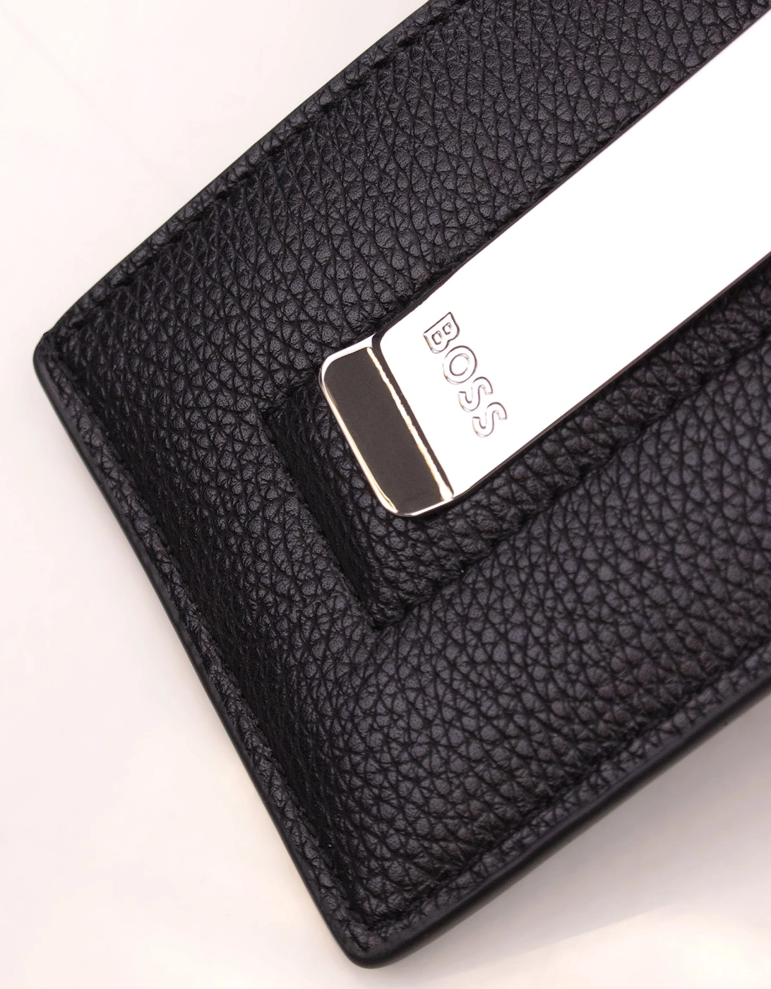 Hugo Boss Ray Card Holder with Money Clip BLACK 001