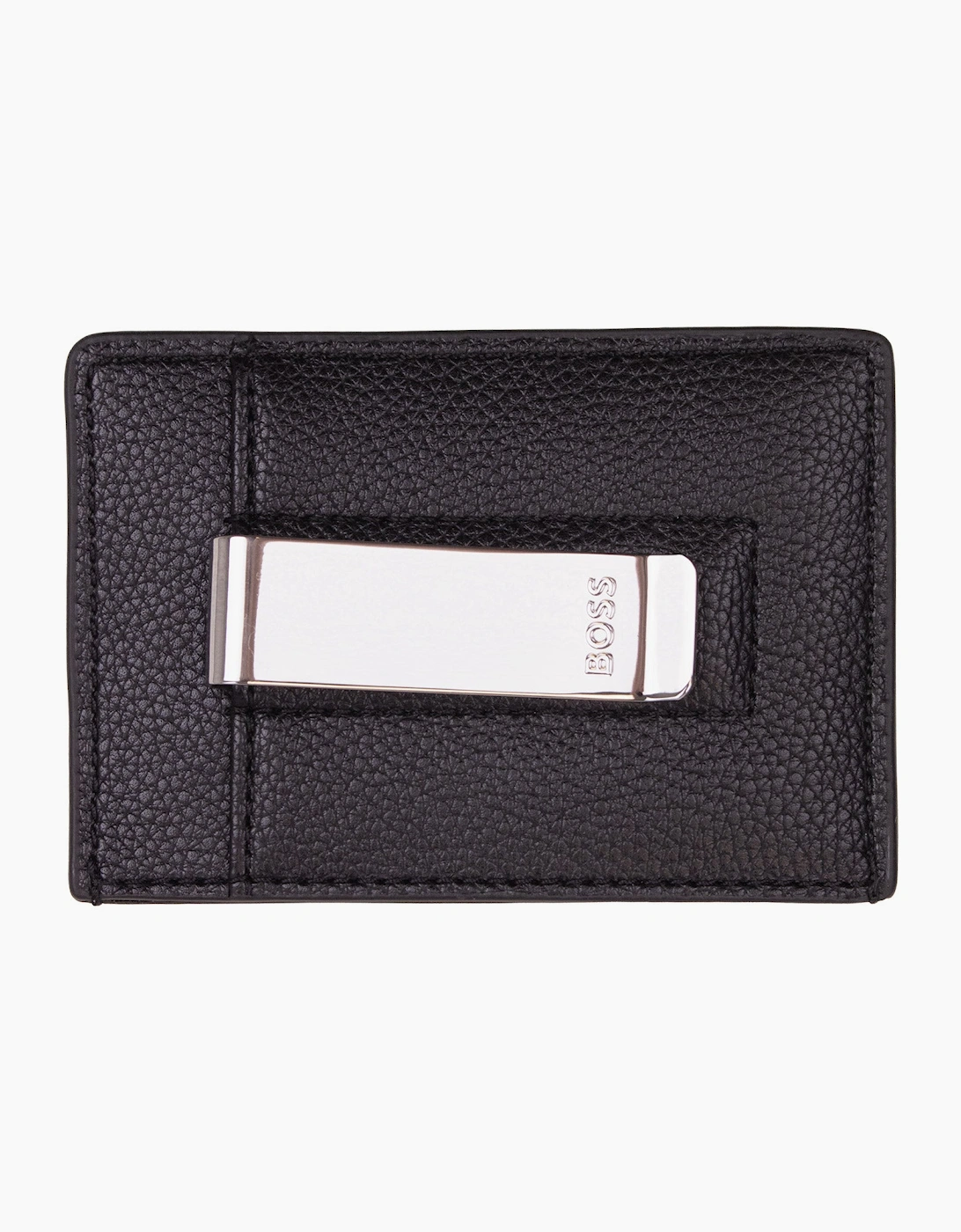 Hugo Boss Ray Card Holder with Money Clip BLACK 001