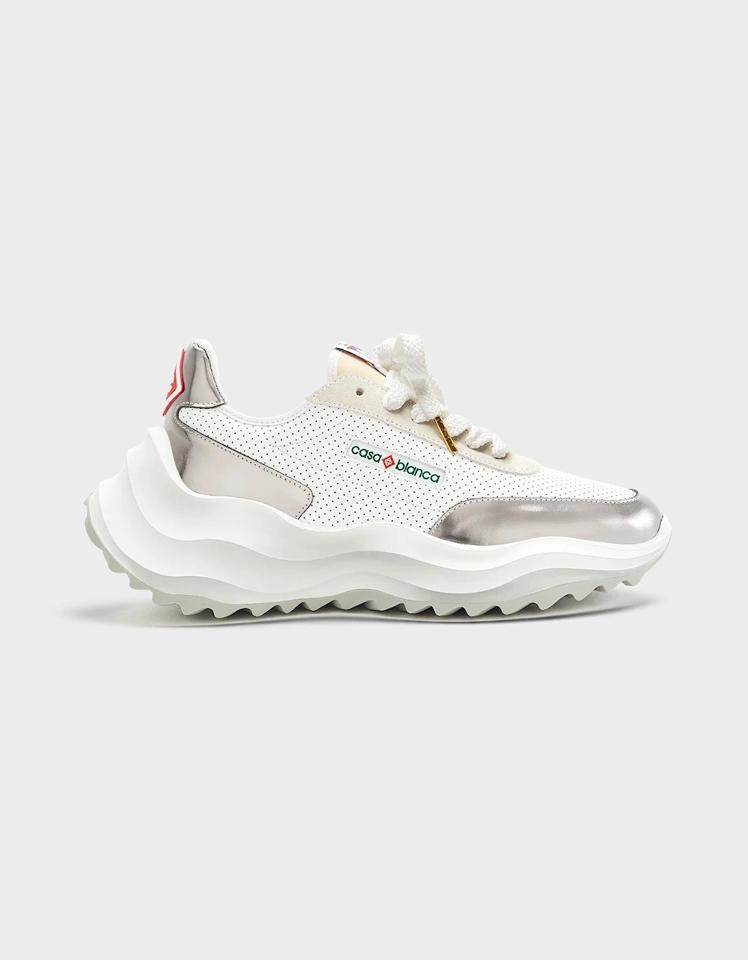 Atlantis Sneaker White Chrome White