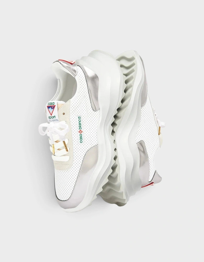 Atlantis Sneaker White Chrome White