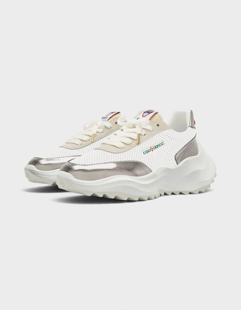 Atlantis Sneaker White Chrome White