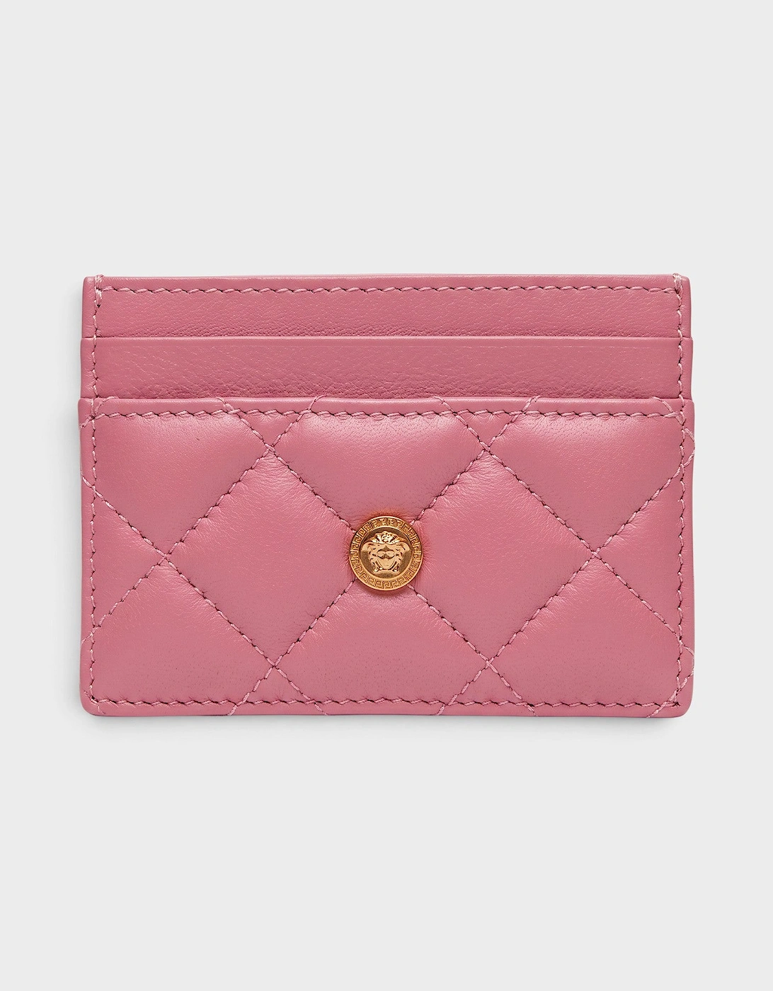 Medusa Card Case Quilted Pink