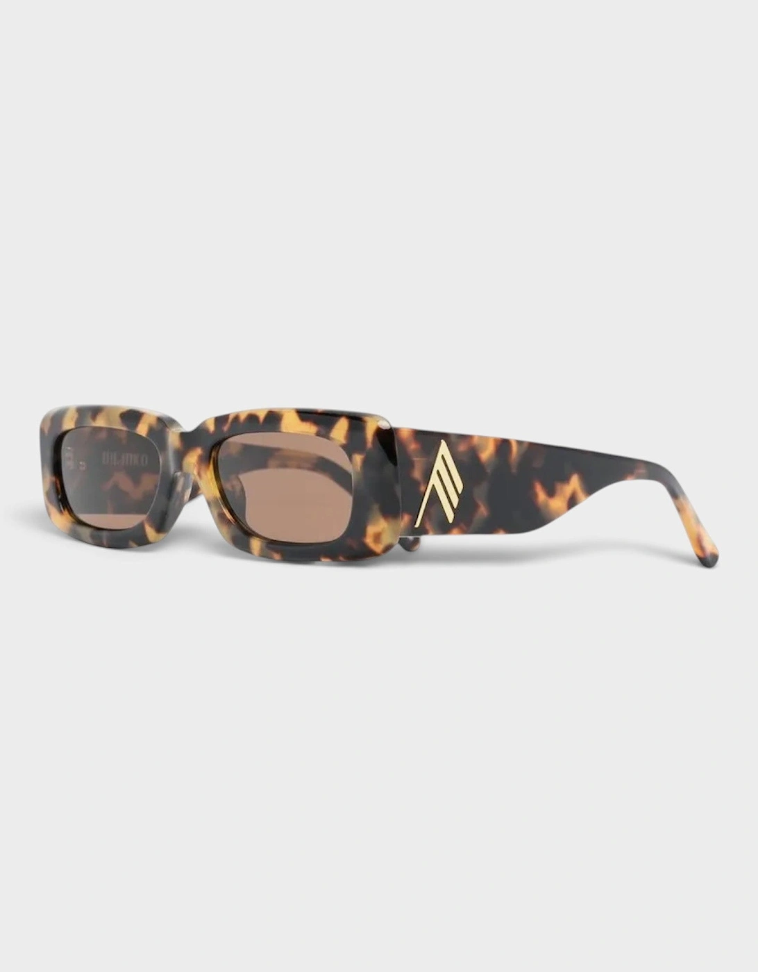 The Attico Attico Women's Linda Farrow Tortoiseshell Patterned Sunglasses Havana Brown