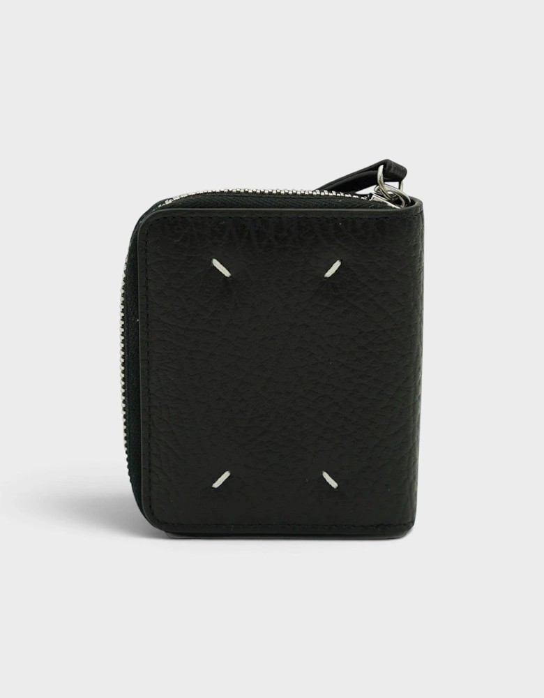 Four Stitch Leather Coin Pouch