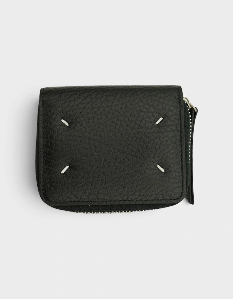 Four Stitch Leather Coin Pouch