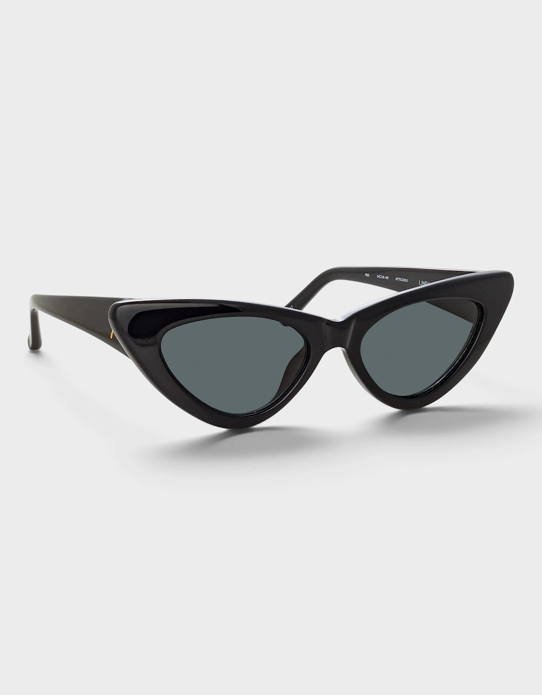 The Attico Attico Women's Linda Farrow Dora Cat-Eye Sunglasses Black