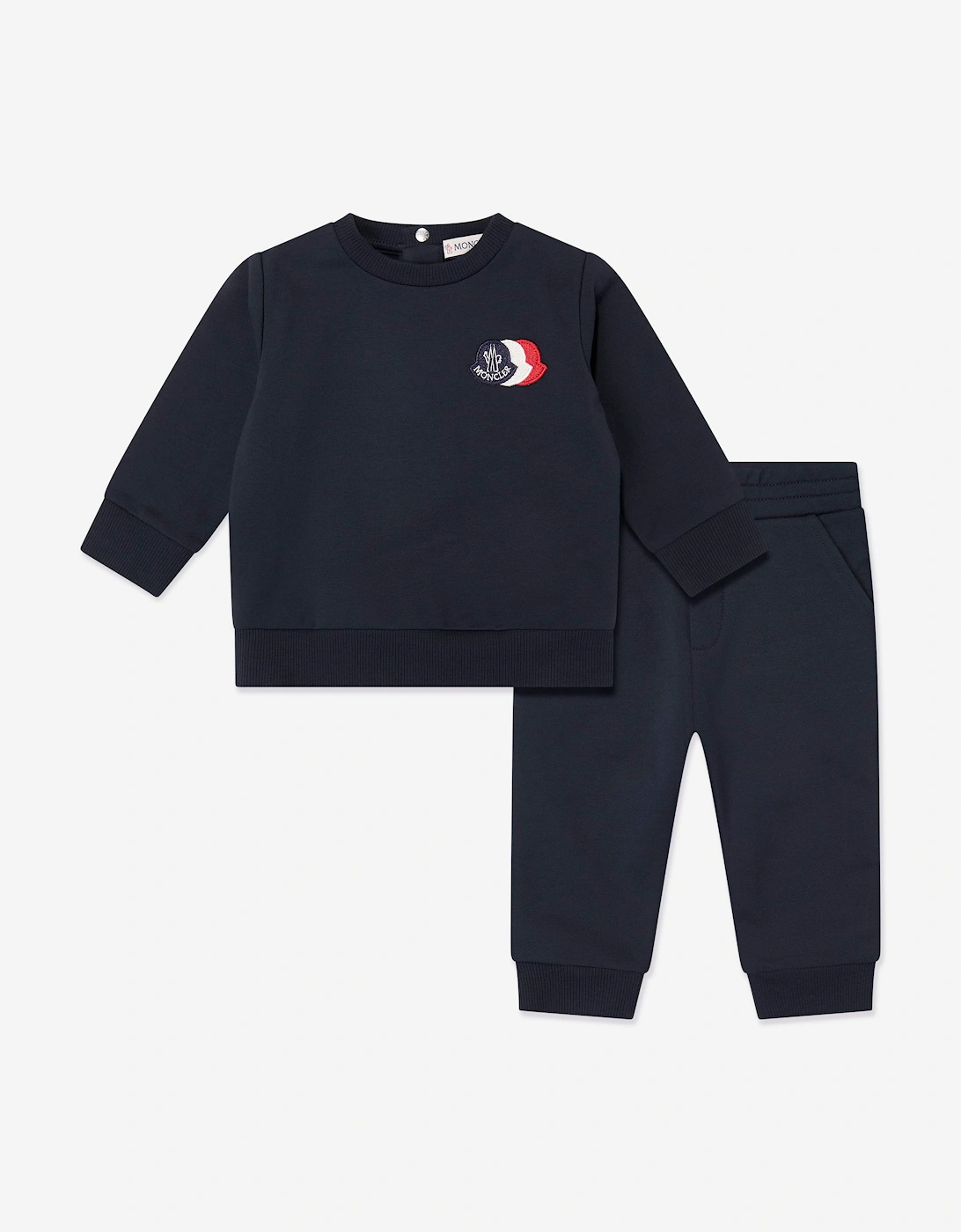 Moncler Enfant Baby Boys Triple Logo Tracksuit in Navy