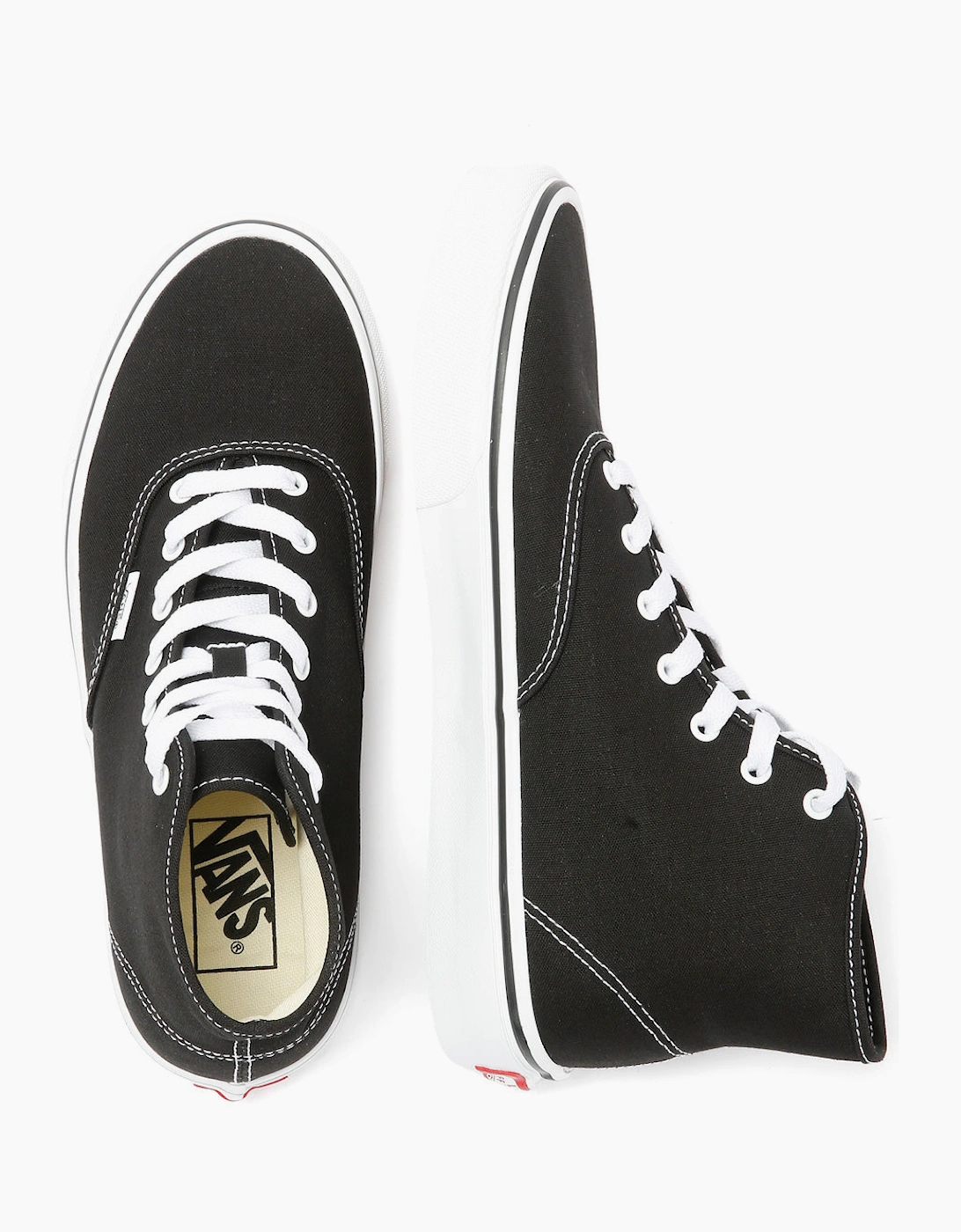 Vans Authentic Hi 2.0 Canvas Black/True White Trainers