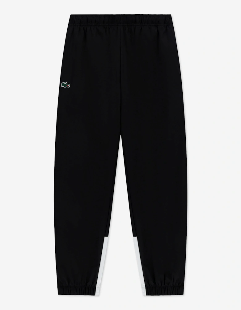 Lacoste Boys Off Court Woven Tracksuit in Black