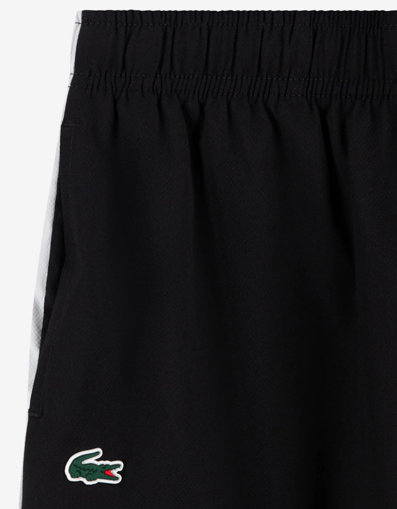 Lacoste Boys Off Court Woven Tracksuit in Black