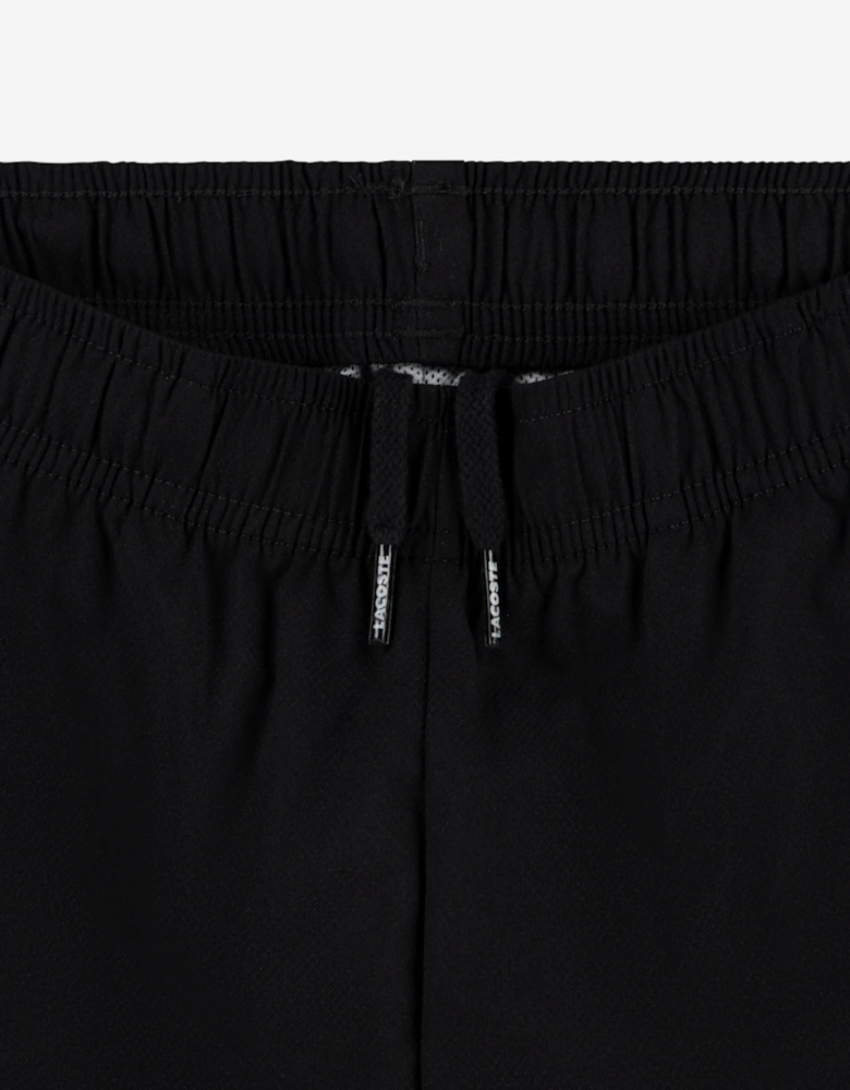 Lacoste Boys Off Court Woven Tracksuit in Black