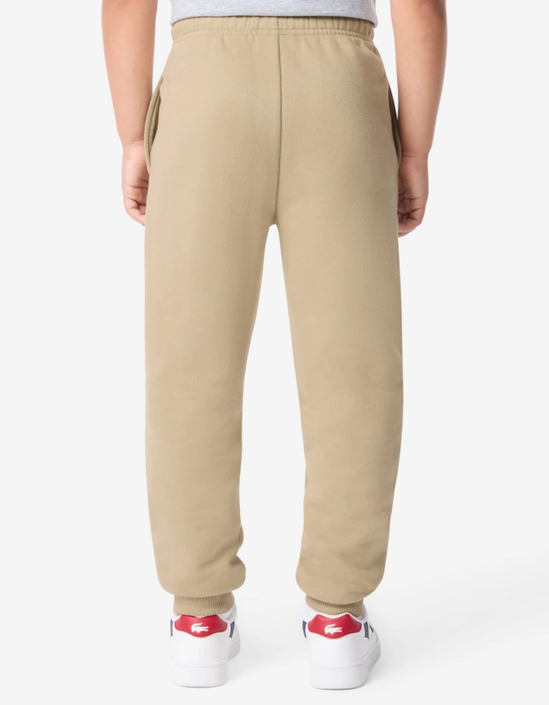 Lacoste Boys Logo Joggers in Beige