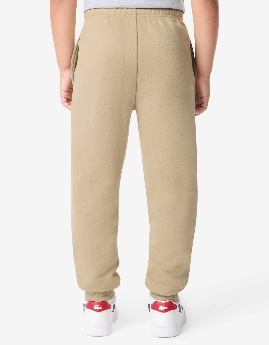 Lacoste Boys Logo Joggers in Beige