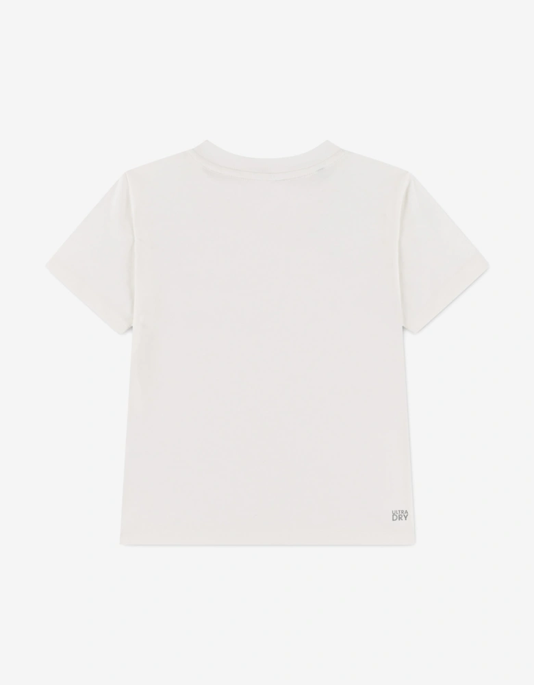 Lacoste Boys Graphic Sport T-Shirt in Ivory