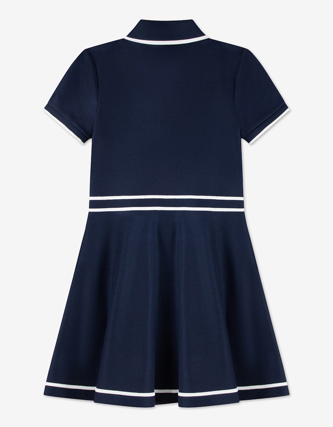 Lacoste Girls Tennis Dress with Shorts in Navy