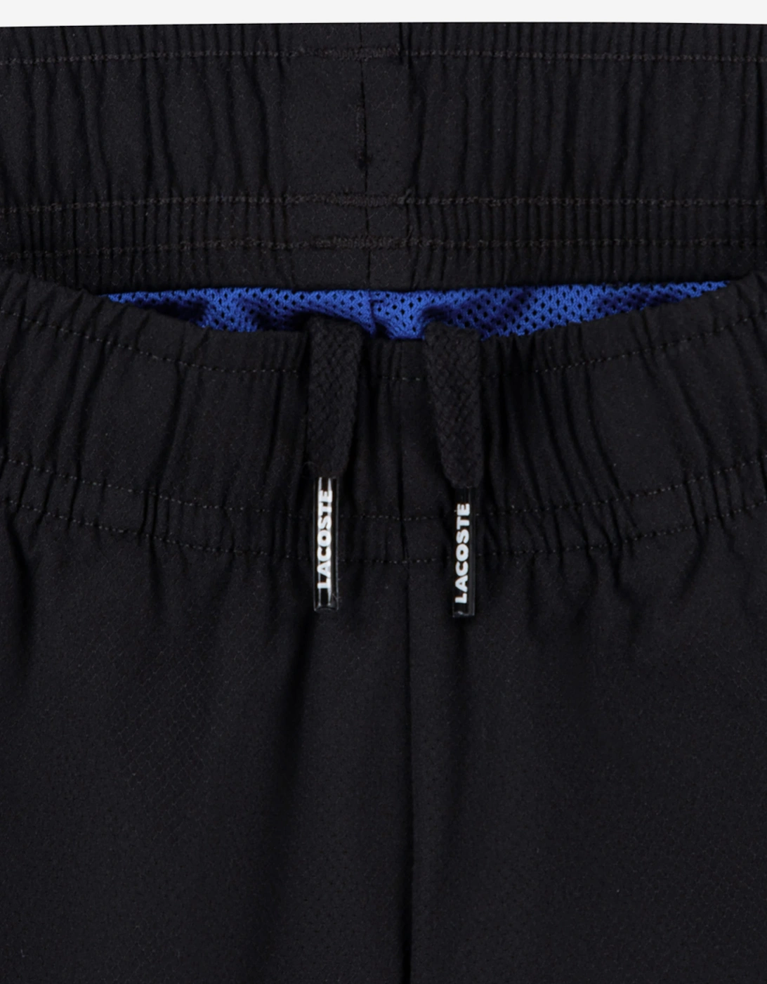 Lacoste Boys Mesh Lined Diamond Taffeta Tracksuit in Black