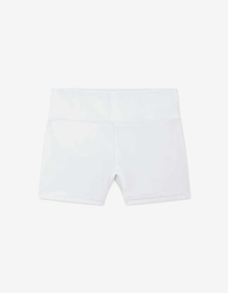 Lacoste Girls Tennis Dress with Shorts in White