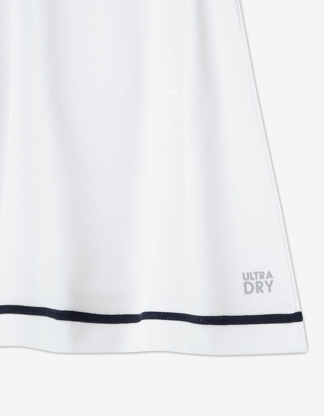 Lacoste Girls Tennis Dress with Shorts in White