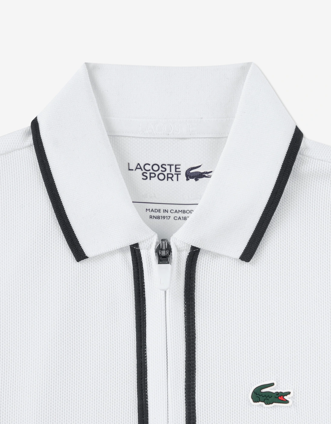 Lacoste Girls Tennis Dress with Shorts in White