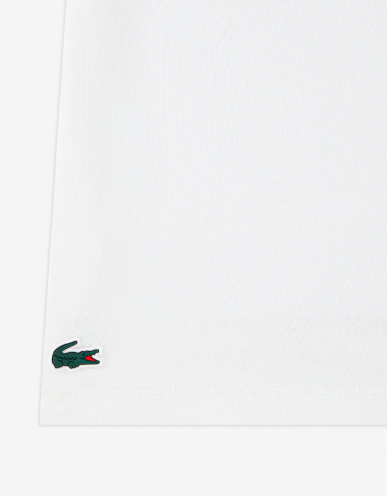 Lacoste Girls Sport Graphic T-Shirt in White