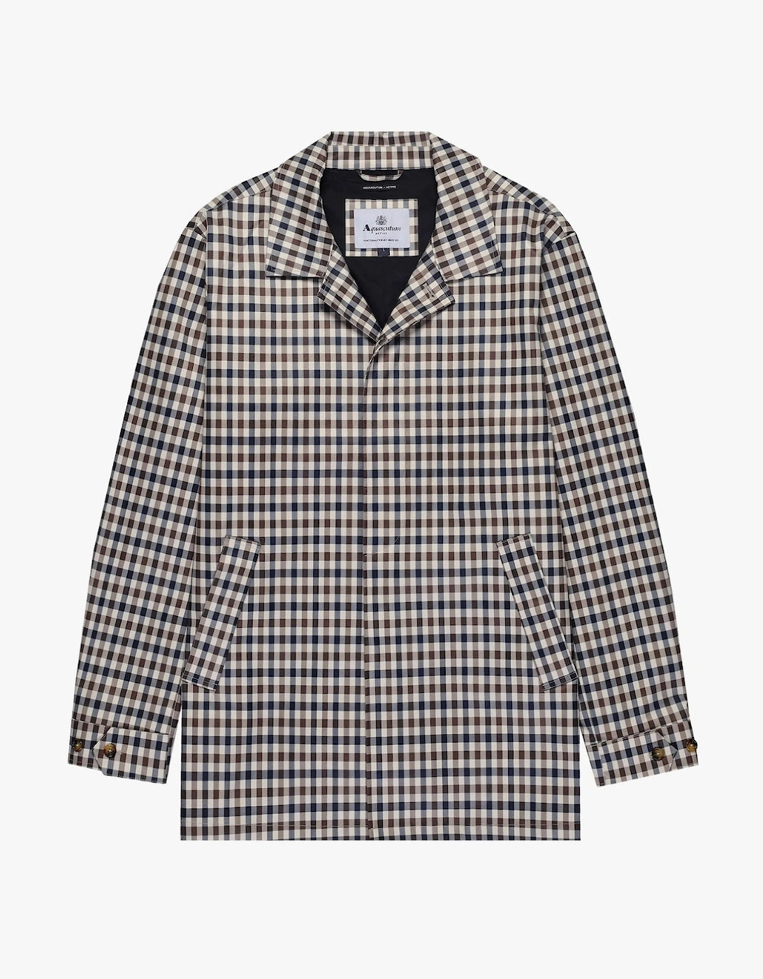 Aquascutum Active Iconic Caban Club Check Jacket