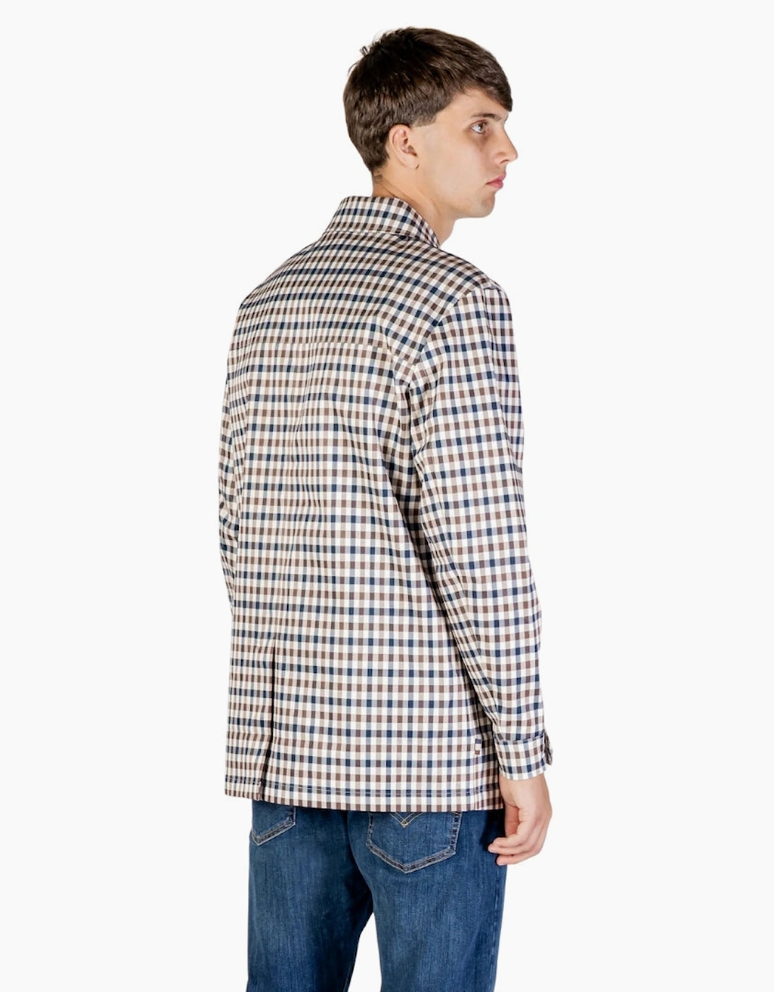 Aquascutum Active Iconic Caban Club Check Jacket